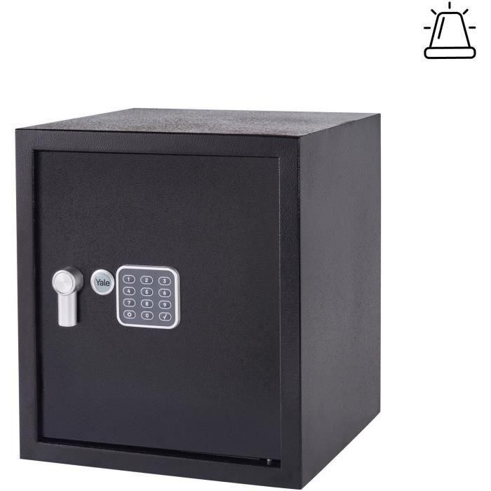 Yale YEC/390/DB2 Caja Fuerte Electrónica con Alarma, 40L Grande, 39x35x36cm - YAL5011802412675