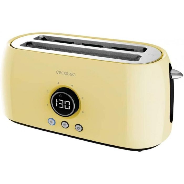Tostadora Cecotec ClassicToast 15000 Yellow Extra Double Amarillo 1500 W 1250 W 1