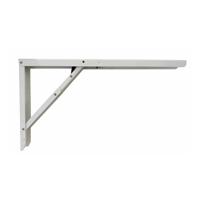 Fepre Escuadra de acero plegable Abat-table blanco 30x52 cm, alta resistencia, 300kg Fepre Escuadra de acero plegable Abat-table blanco 30x52 cm, alta resistencia, 300kg