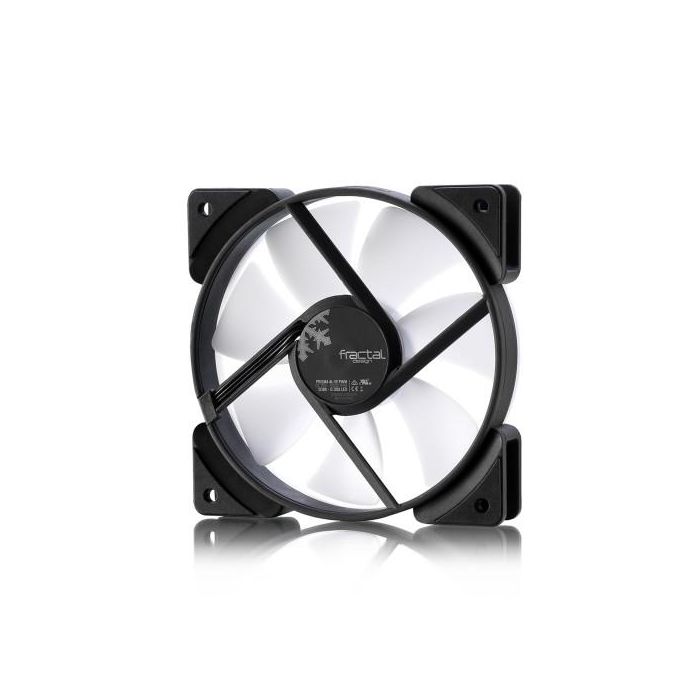 Fractal Design Ventilador Prisma AL-12 PWM 12cm Negro Blanco Iluminación LED PWM para Carcasa de Ordenador 10
