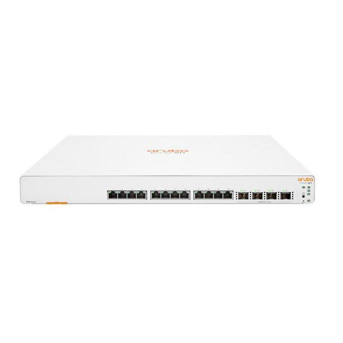 HP Enterprise Aruba Instant On 1960 RM Switch Gestionado 12 Puertos 10GbE + 4 Puertos SFP+ Montaje en Rack