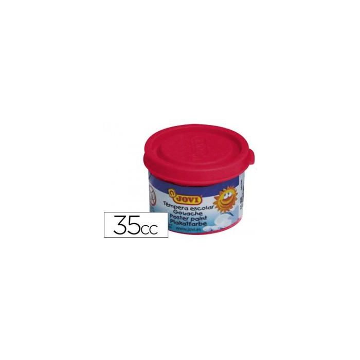 Tempera Jovi 35 mL Bermellon 5 unidades