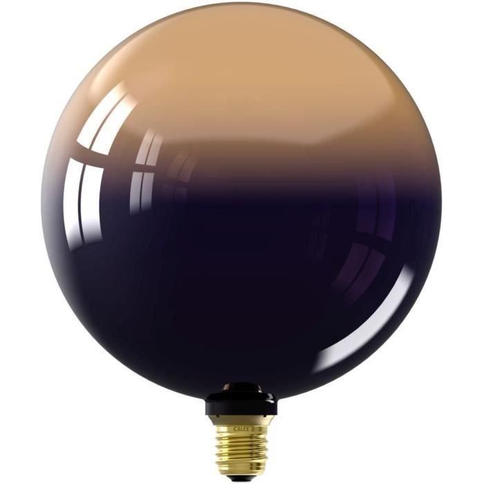 Bombilla LED E27 - CALEX - INCEPTION KALMAR - 3,5 W - 80 lm - 1800 K - Intensidad variable - Degradado negro / oro 1