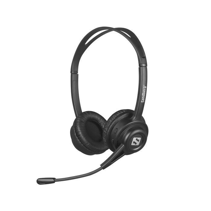 Sandberg Auriculares Inalámbricos Bluetooth con Micrófono Flexible para Llamadas, Teletrabajo, PC, Smartphone y Tablet, Ligeros 0 Sandberg Auriculares Inalámbricos Bluetooth con Micrófono Flexible para Llamadas, Teletrabajo, PC, Smartphone y Tablet, Ligeros 0