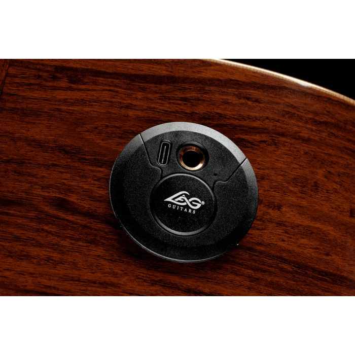 LAG Guitarra Acústica Auditorium Cutaway A/E Blue Wave 2 Lag 8