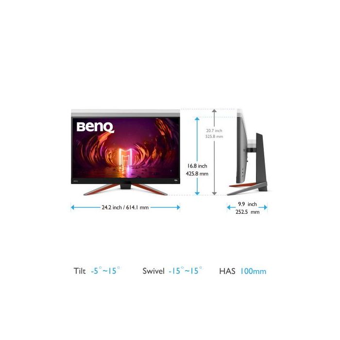 Benq EX2710Q 2560 x 1440 Pixeles 2K Ultra HD LED Negro