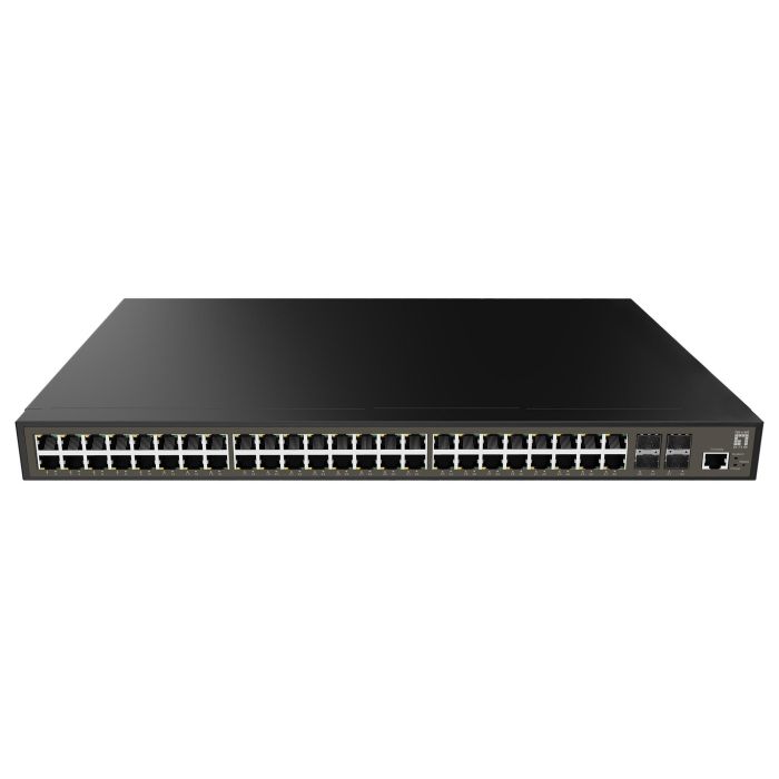 Level One GEL-5271 Switch 48x GE 4x SFP Gestionado L2+ Gigabit Ethernet Montaje en Rack 19" 0 Level One GEL-5271 Switch 48x GE 4x SFP Gestionado L2+ Gigabit Ethernet Montaje en Rack 19" 0