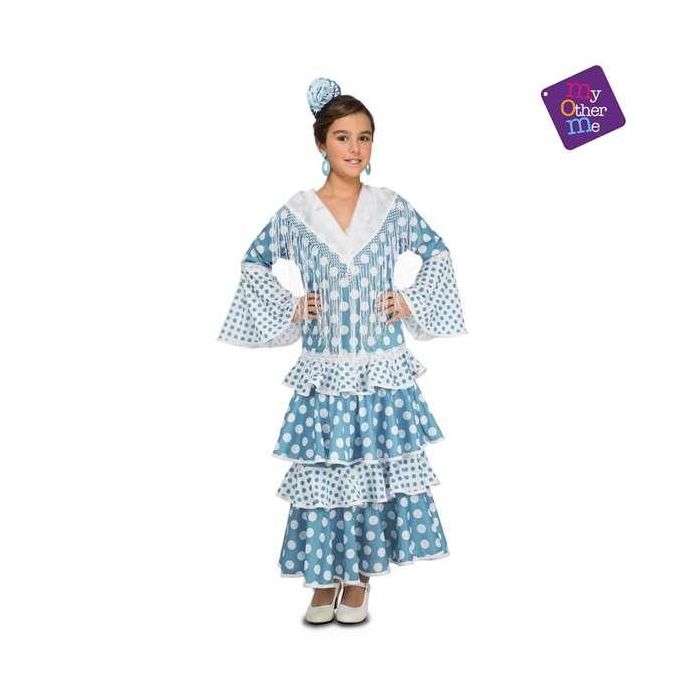 My Other Me Disfraz Flamenca Guadalquivir Talla 3-4 años Vestido (No Incluye Mantoncillo) 1