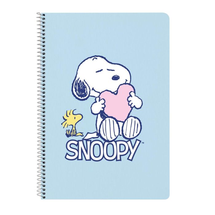 Libreta Snoopy Love Azul A4 80 Hojas 0 Libreta Snoopy Love Azul A4 80 Hojas 0