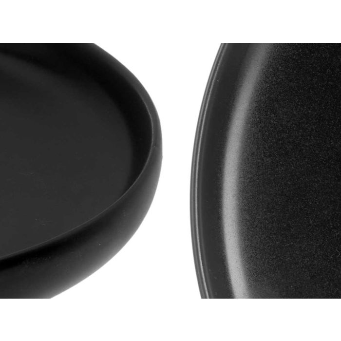 Plato Llano Grande Gres Negro 26.5 cm Vessia (24 Unidades) 3 Plato Llano Grande Gres Negro 26.5 cm Vessia (24 Unidades) 3