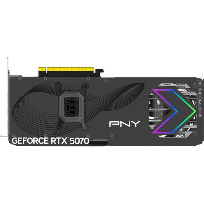 PNY GeForce RTX 5070 EPIC-X RGB OC 12GB GDDR7 Triple Fan ARGB OC 1