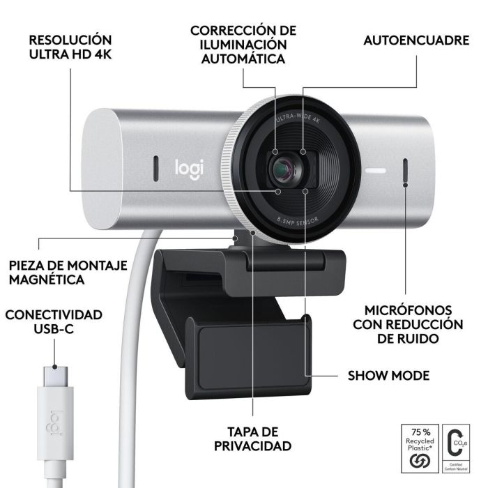 Webcam Logitech 960-001554 2 Webcam Logitech 960-001554 2