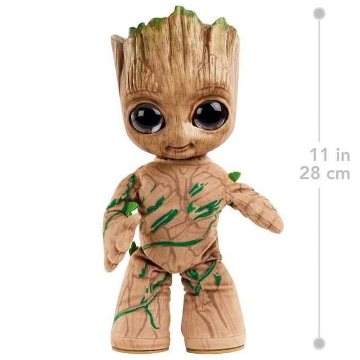 Marvel Yo Soy Groot Peluche Groot Bailón Hjm23 Mattel 5