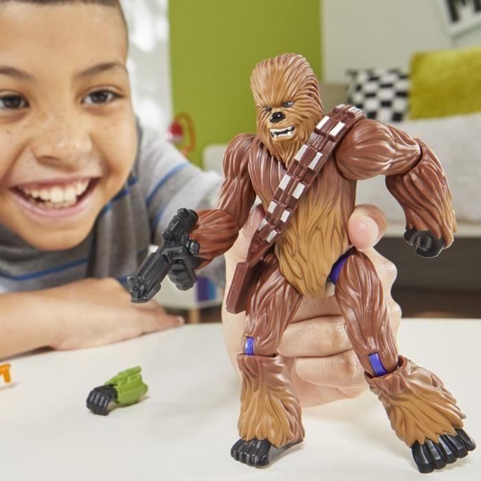 MixMashers Chewbacca, figura personalizable de 12 cm para mezclar y combinar con accesorios, Star Wars, a partir de 4 años 2 MixMashers Chewbacca, figura personalizable de 12 cm para mezclar y combinar con accesorios, Star Wars, a partir de 4 años 2
