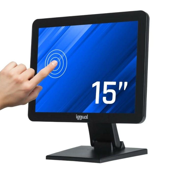 Monitor con Pantalla Táctil iggual IGG319666 15" 1 Monitor con Pantalla Táctil iggual IGG319666 15" 1