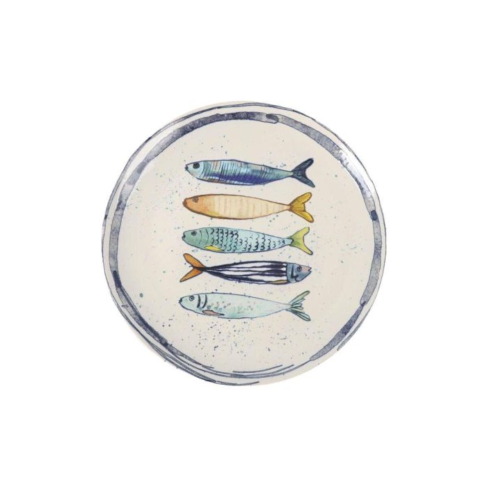 Plato Llano La Mediterránea Peixe Ø 26 cm (6 Unidades) 1 Plato Llano La Mediterránea Peixe Ø 26 cm (6 Unidades) 1