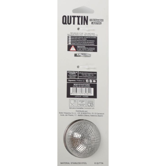 Quttin Filtro de Infusiones 22 cm Largo x 7 cm Ancho x 4 cm Alto (24 Unidades) 10
