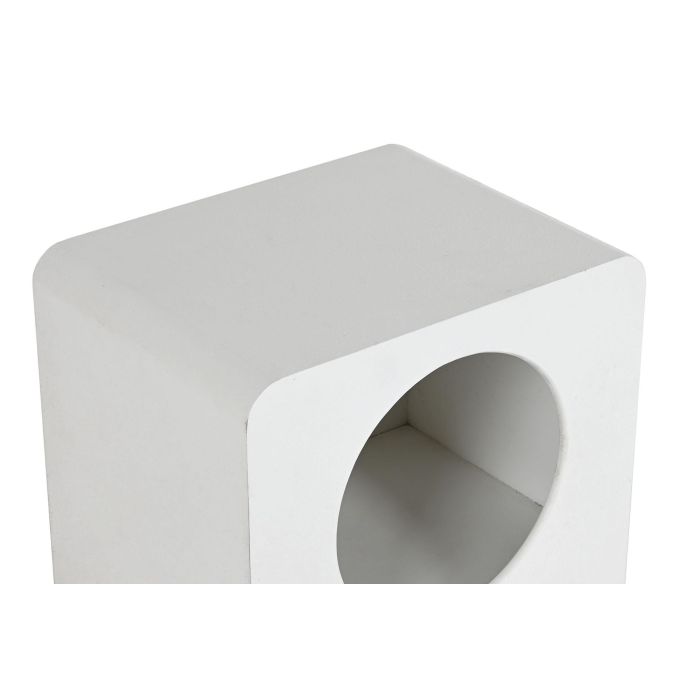 Mesita De Noche Moderno DKD Home Decor Blanco 30 x 48 x 40 cm 3 Mesita De Noche Moderno DKD Home Decor Blanco 30 x 48 x 40 cm 3