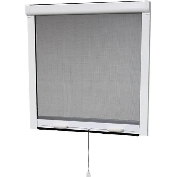 Stor Insect Pantalla Enrollable PVC Ventana H145 x L100 cm Mosquitera Vertical Fibra Vidrio Gris