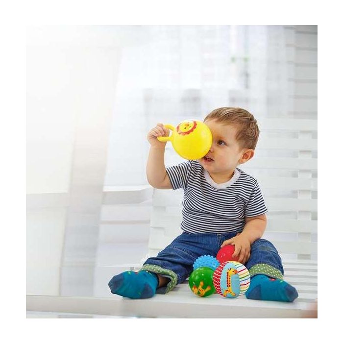 Fisher-Price Set 5 Pelotas Entrenamiento Bebé +3 Meses Fisher-Price Set 5 Pelotas Entrenamiento Bebé +3 Meses