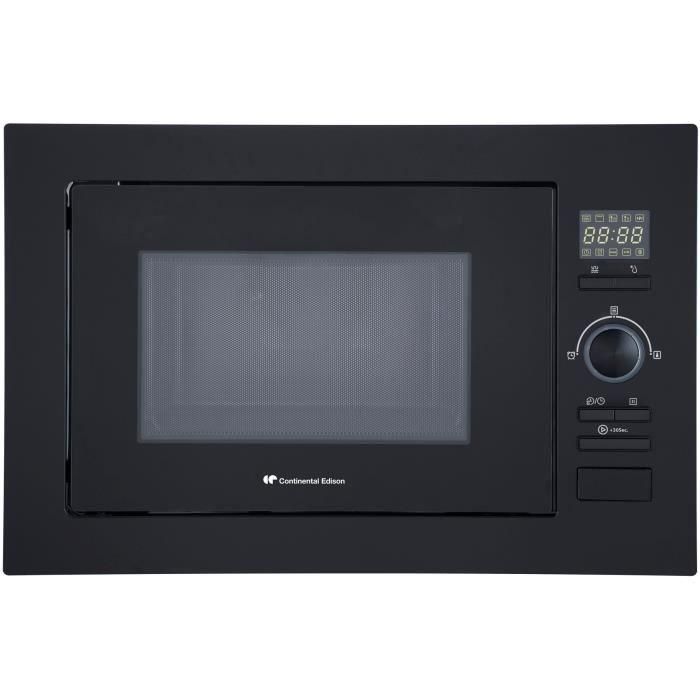 Continental Edison CEMO25GEB2 Microondas Grill Empotrado 25L 900W / Grill 1000W Negro L59.5xH38.8xP40cm Continental Edison CEMO25GEB2 Microondas Grill Empotrado 25L 900W / Grill 1000W Negro L59.5xH38.8xP40cm
