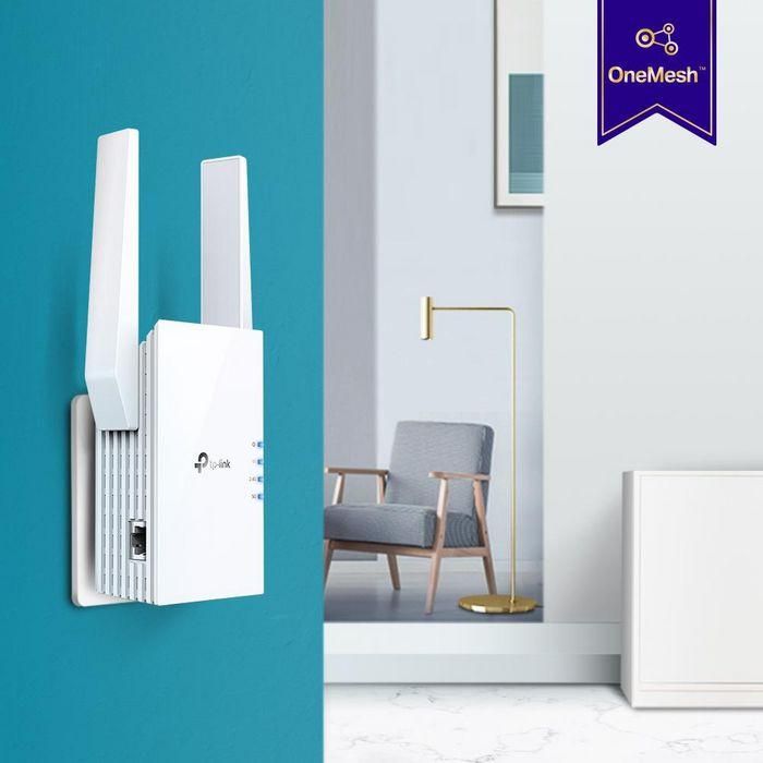 Repetidor Inalámbrico TP-Link RE605X/ WiFi 6/ 1800Mbps/ 2 Antenas 6 Repetidor Inalámbrico TP-Link RE605X/ WiFi 6/ 1800Mbps/ 2 Antenas 6
