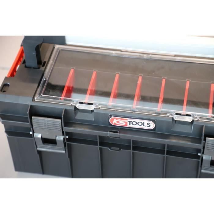 Caja de herramientas - KS TOOLS - 850.0395F - Caja de herramientas SCM - Caja de herramientas vacía 545 x 270 x 246 mm 1 Caja de herramientas - KS TOOLS - 850.0395F - Caja de herramientas SCM - Caja de herramientas vacía 545 x 270 x 246 mm 1