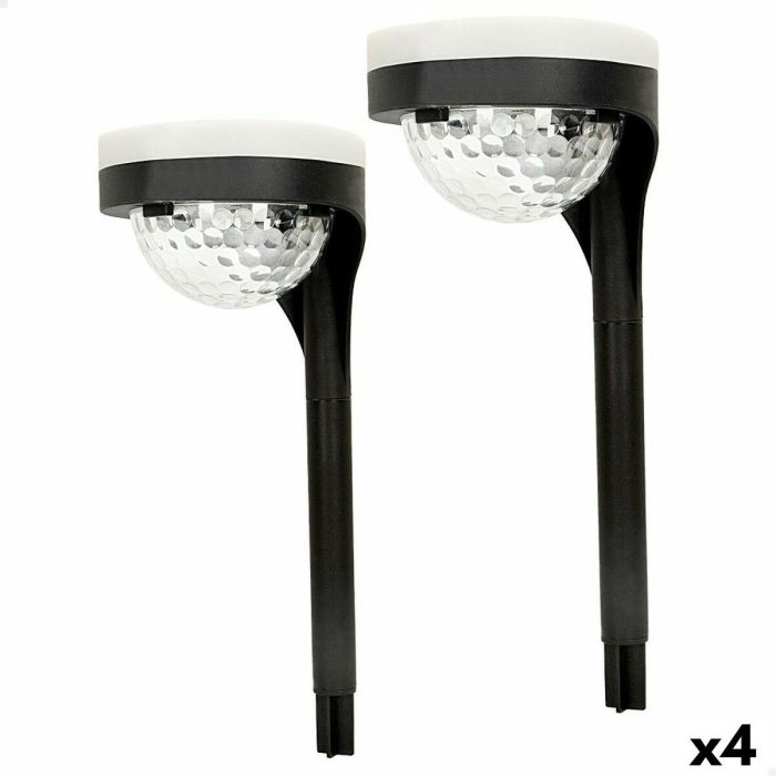 Set de estacas solares de jardín Aktive 2 Piezas Polipropileno 11 x 49 x 12 cm (4 Unidades) Set de estacas solares de jardín Aktive 2 Piezas Polipropileno 11 x 49 x 12 cm (4 Unidades)