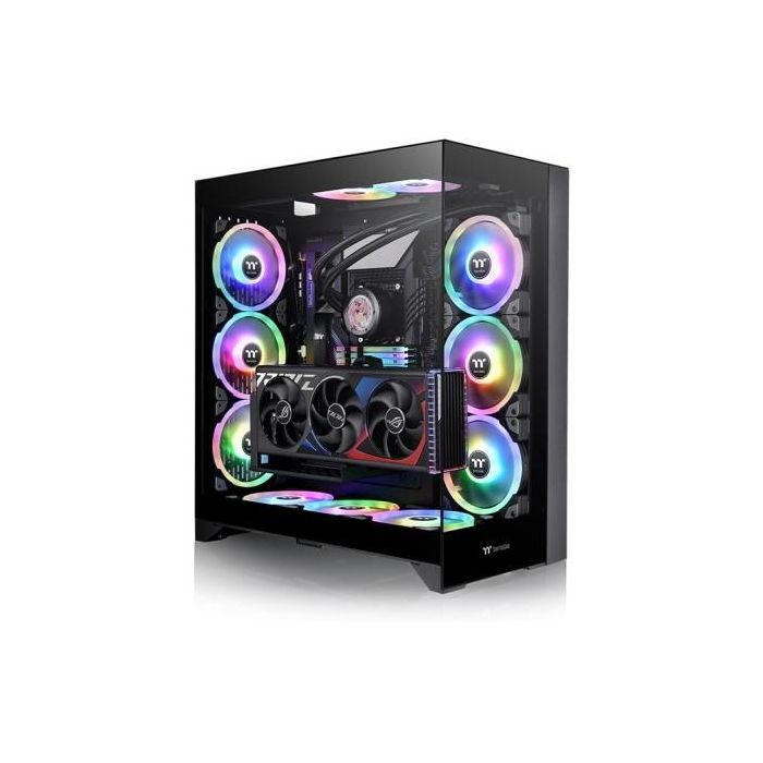 Thermaltake CTE E600 MX Black Midi Tower PC ATX/EATX/micro ATX/Mini-ITX - Chasis Vidrio Templado
