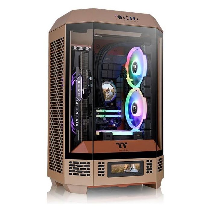 Thermaltake The Tower 300 "Gravel Sand" Micro Torre PC gaming Micro-ATX/Mini-ITX, panel de vidrio templado, color arena 0 Thermaltake The Tower 300 "Gravel Sand" Micro Torre PC gaming Micro-ATX/Mini-ITX, panel de vidrio templado, color arena 0