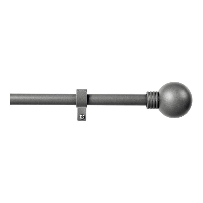 Cintacor - Stor Planet Kit barra cortina anillo extensible 160-300cm, acabado satinado, color plomo 0 Cintacor - Stor Planet Kit barra cortina anillo extensible 160-300cm, acabado satinado, color plomo 0
