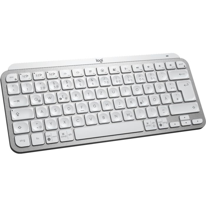 Logitech MX Keys Mini - Tastatur - Hintergrundbeleuchtung Pale Gray