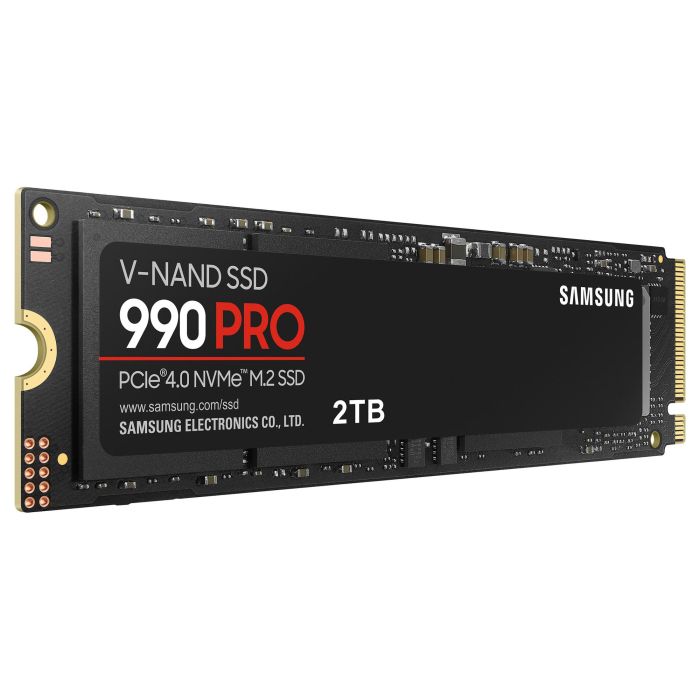 Samsung Disco SSD 990 PRO 2TB M.2 2280 PCIe Gen4 NVMe 2.0 Compatible PS5 y PC MZ-V9P2T0BW 3