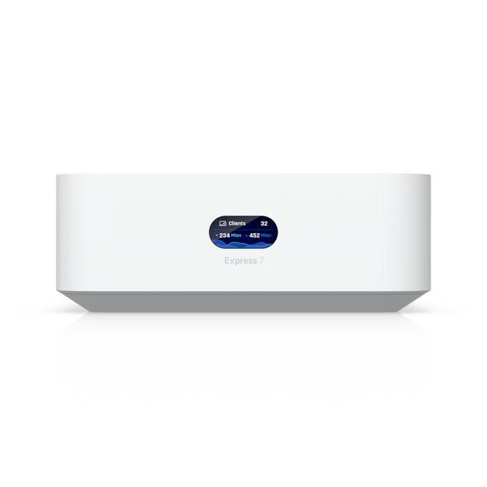 Ubiquiti Quad-core ARM Cortex-A53 at 1.5 GHz, 3 GB memory, 10G SFP+, 10 GbE RJ45, 2.5 GbE RJ45, WiFi 7, Bluetooth, 22W, 117 x 117 x 42.5 mm 5 Ubiquiti Quad-core ARM Cortex-A53 at 1.5 GHz, 3 GB memory, 10G SFP+, 10 GbE RJ45, 2.5 GbE RJ45, WiFi 7, Bluetooth, 22W, 117 x 117 x 42.5 mm 5