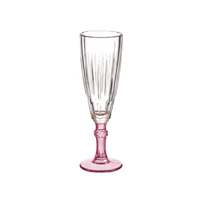 Copa Cava Rosa 170 ml Vivalto - Cristal, 20 cm alto (48 Unidades) 1