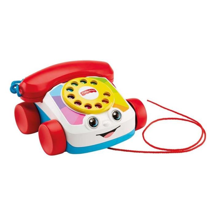 Fisher Price Teléfono Carita Divertida Juguete para Arrastre Niños 18 Meses 5