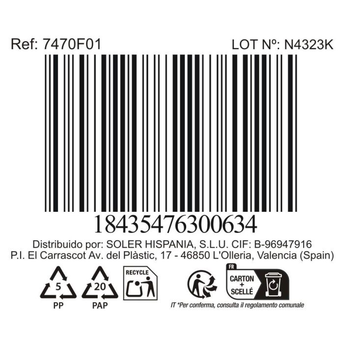 Bol Ocean Blue 770 ml - Inde (12 Unidades) 2