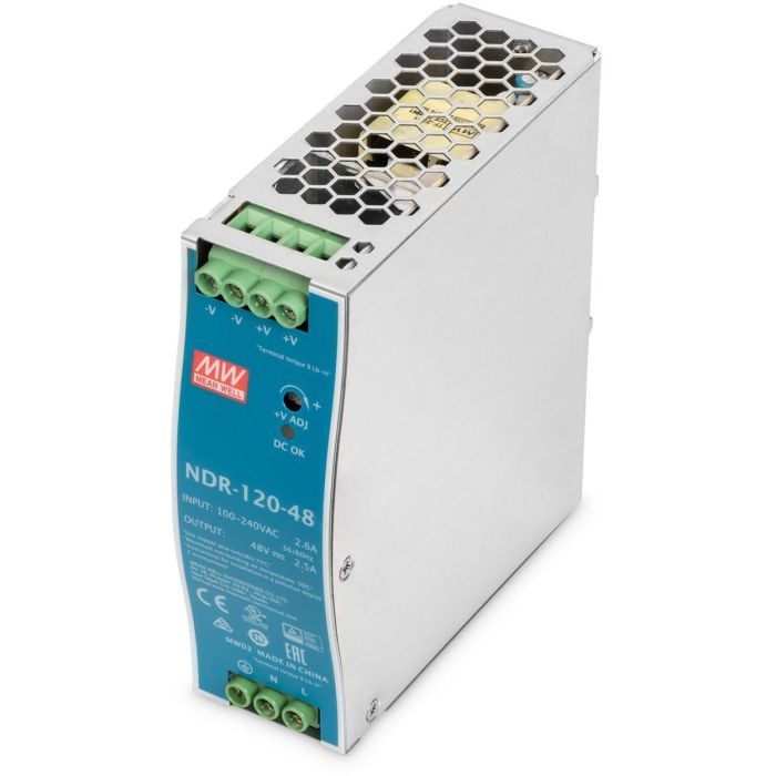 Digitus Fuente de Alimentación Industrial 48V DC 120W para Carril DIN Metálico
