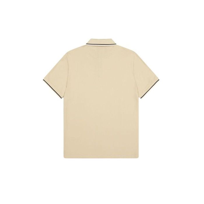 Polo de Manga Corta Hombre Champion Beige S 5