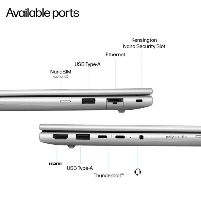 Laptop HP AD3A0ET#ABE 14" intel core ultra 7 16 GB RAM 512 GB SSD 2