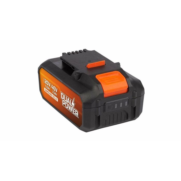 2x20V 2.5AH batería para herramienta de 40V o 5AH en la herramienta POWDP9037 de potencia dual de 20V - Compatible con herramientas de 40 V y 20 V 2 2x20V 2.5AH batería para herramienta de 40V o 5AH en la herramienta POWDP9037 de potencia dual de 20V - Compatible con herramientas de 40 V y 20 V 2