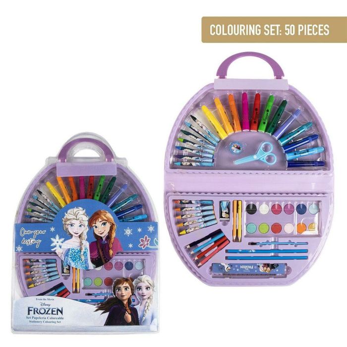 Set de Dibujo Frozen 41 x 58 x 3 cm 50 Piezas 5 Set de Dibujo Frozen 41 x 58 x 3 cm 50 Piezas 5