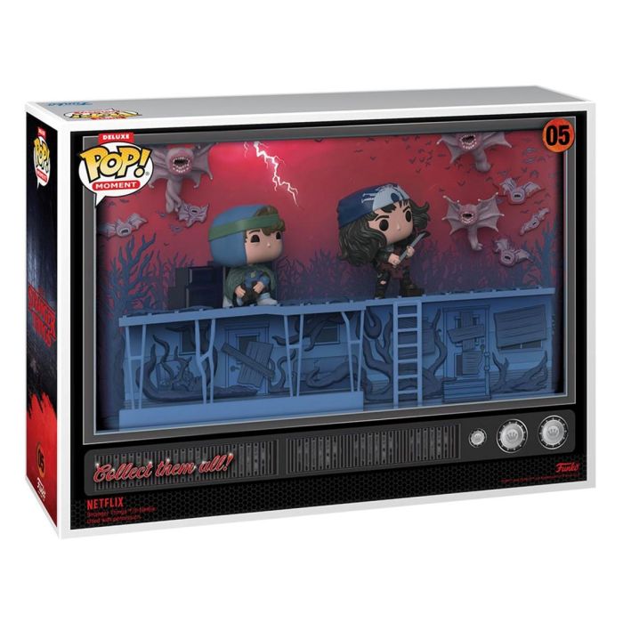 Funko 70257 Pop! Deluxe Pack 2 Eddie y Dustin Stranger Things Escena Coleccionable Vinilo 9cm 2 Funko 70257 Pop! Deluxe Pack 2 Eddie y Dustin Stranger Things Escena Coleccionable Vinilo 9cm 2