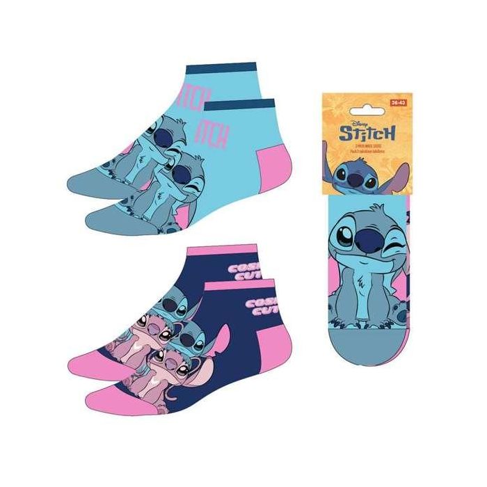 Cerdá Pack Calcetines Tobillero Stitch Sin Talla 1
