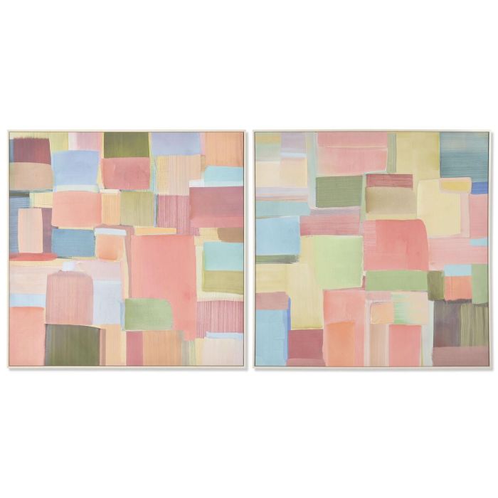 DKD Home Decor Cuadro Urban Abstracto Multicolor Lienzo/PS 102.5x102.5 cm (2 Unidades) 0 DKD Home Decor Cuadro Urban Abstracto Multicolor Lienzo/PS 102.5x102.5 cm (2 Unidades) 0