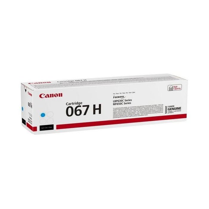 CANON Toner 067H cyan, i-SENSYS LBP631 LBP633 MF651 MF655 MF657 2.350p. 1 CANON Toner 067H cyan, i-SENSYS LBP631 LBP633 MF651 MF655 MF657 2.350p. 1