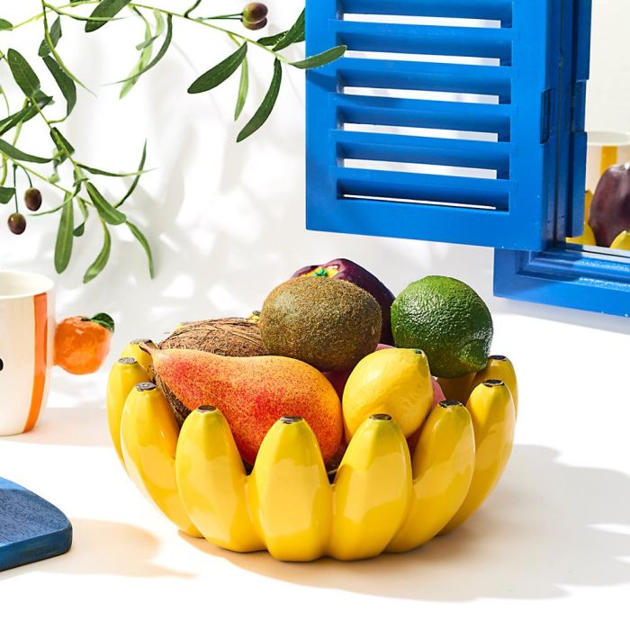 Home Deco Factory Frutero Dolce Vita Dolomita Diámetro 25 cm 1