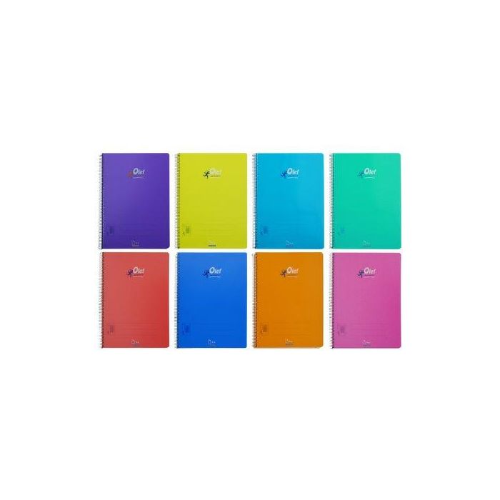 Bloc Olef Tapa Pp 4º 80H Pauta 3,5 90G Col.Sur.(8) (Set de 8)