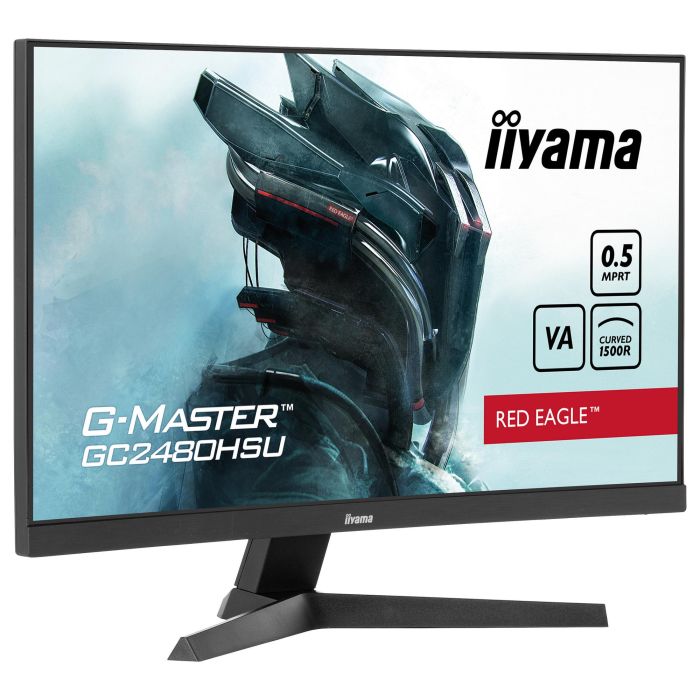 Iiyama G-MASTER GC2480HSU-B1 Monitor Gaming 23.6" VA Full HD 1920 x 1080 180Hz 0.5ms Curvo 1500R Mate 3