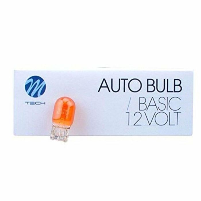 M-Tech MTECZ62 Lámpara Halógena Ámbar WY21W WX3x16d 12V 21W | Pack de 10 Unidades M-Tech MTECZ62 Lámpara Halógena Ámbar WY21W WX3x16d 12V 21W | Pack de 10 Unidades